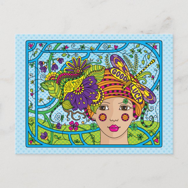 Cartão Postal Boa sorte! (Frente)