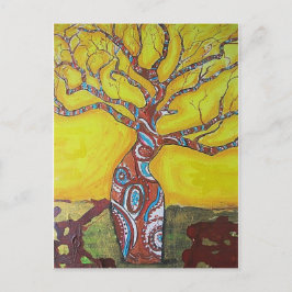 Cartão Postal Boab tree Bright