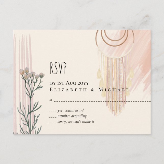 Cartão Postal Boas Casas Dusty Blue Peach Drecher (Frente)