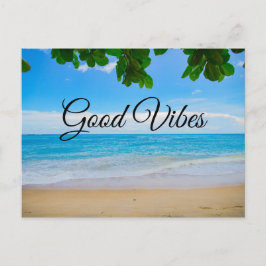 Cartão Postal Boas Víblias Tropicais Beach Sun Sand Sea