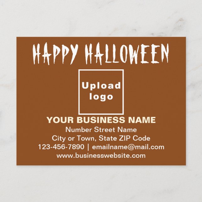 Cartão Postal Boas-vindas ao Dia das Bruxas (Frente)