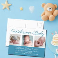 Boas-vindas Bebê Blue Cute Newborn Nascimento da F