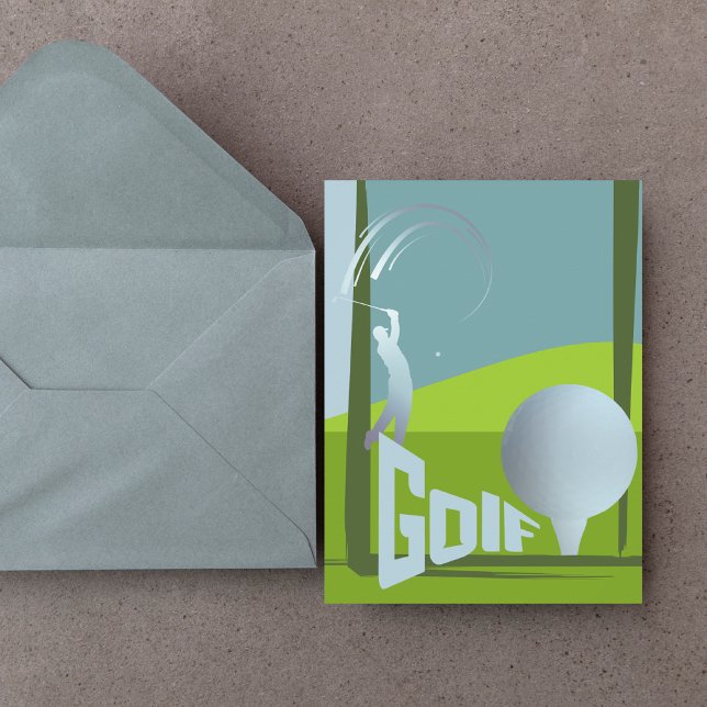 Cartão Postal Boas-vindas do Golfe (Criador carregado)