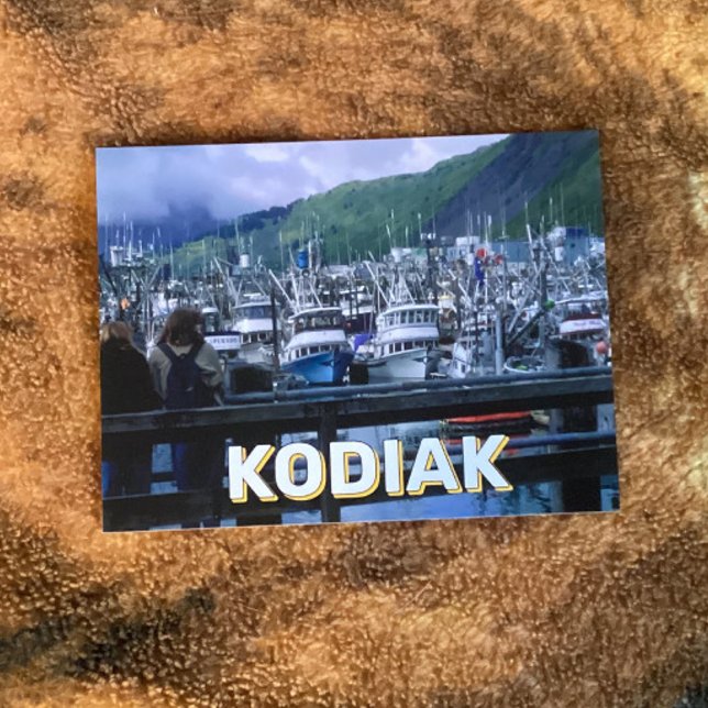 Cartão Postal Boat Harbor Em Kodiak, Alasca (Criador carregado)