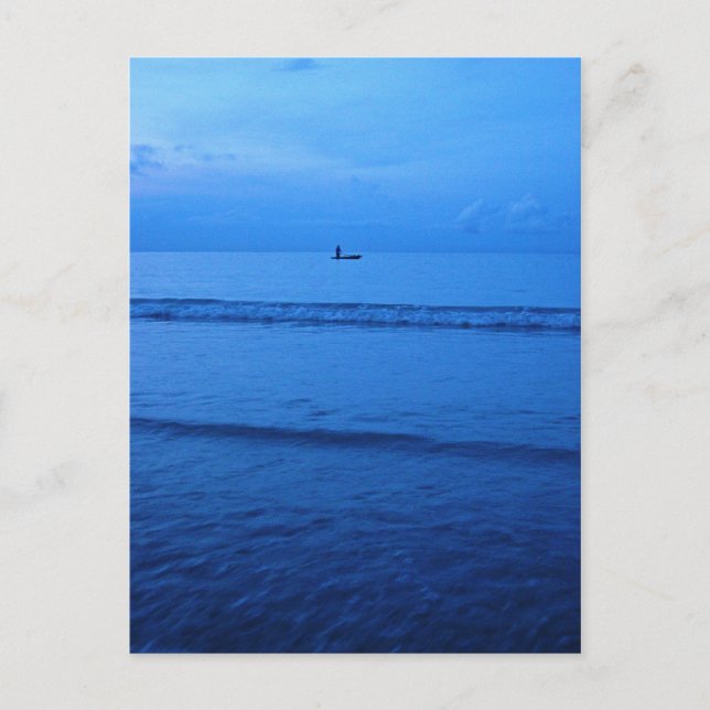 Cartão Postal Boatman, Caixa Tan. (Frente)