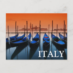 Cartão Postal Boats sicilianos Itália