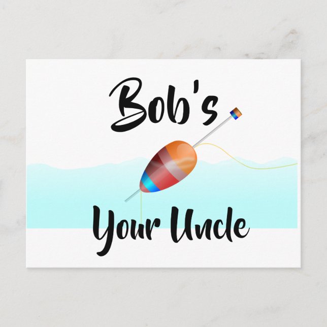 Cartão Postal Bob é seu tio (Frente)