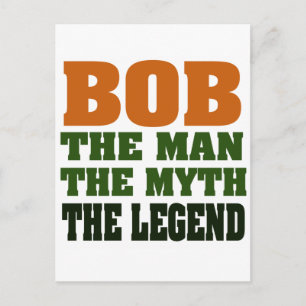 Cartão Postal Bob - O Homem, o Mito, a Lenda