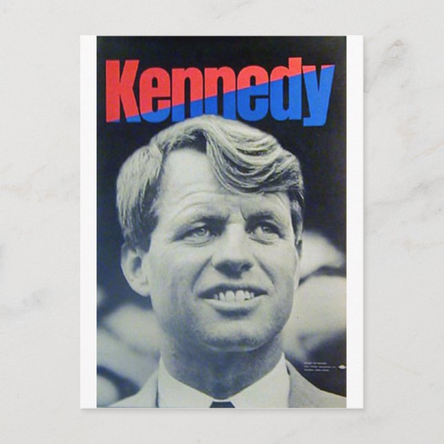 Cartão Postal Bobby Kennedy de 68 (Frente)