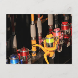 Cartão Postal bobinas de pesca