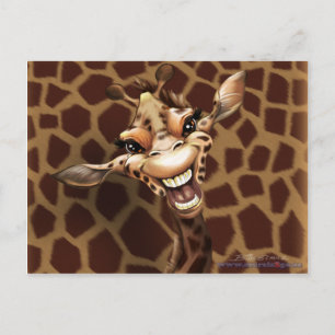 Cartão Postal Bobo Giraffe