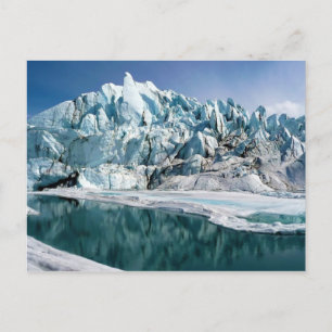 Cartão Postal Boca do Glaciar Matanuska no Alasca