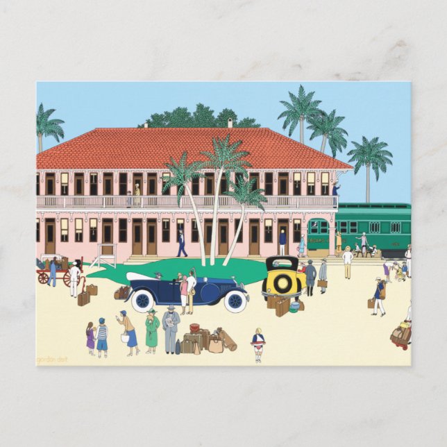 Cartão postal Boca Grande da Flórida (Frente)