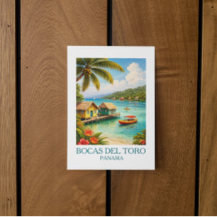 Cartão Postal Bocas del Toro Panamá Viagem Tropical Vintage