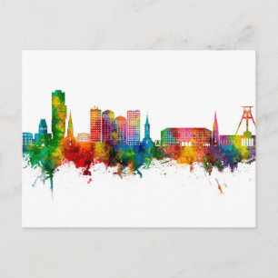 Cartão Postal Bochum Germany Skyline