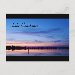 Cartão Postal Bodensee no Sunset - Cartão-postal