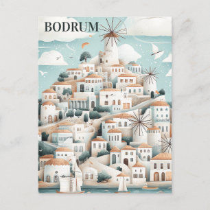 Cartão Postal Bodrum Turkiye Viagem