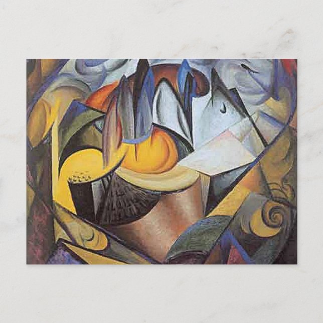 Cartão Postal Bogomazov - Cityscape, Kiev (Frente)