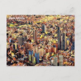 Cartão Postal Bogotá, Colombia, City View Art