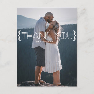 Cartão Postal Bohemian Tribal Obrigado Cartão-Postal