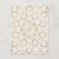 Boho Chic gold mandala design