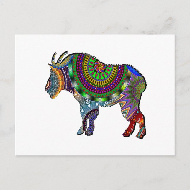 CARTÃO POSTAL BOHO GOAT (Frente)