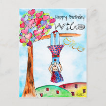 Boho Whimsical WILD ONE Girl Colorful Birthday