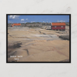 Cartão Postal Bohuslän, Ramsvik - vista panorâmica da Suecia