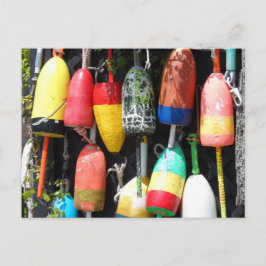 Cartão Postal Bóias de Pesca- Maine