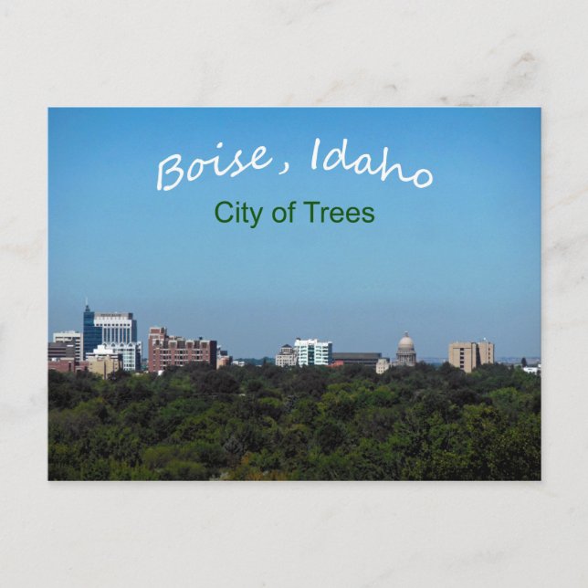 Cartão Postal Boise, Idaho (Frente)