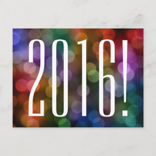 Cartão Postal Bokeh 2016