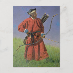 Cartão Postal Bokharan Soldier , 1873