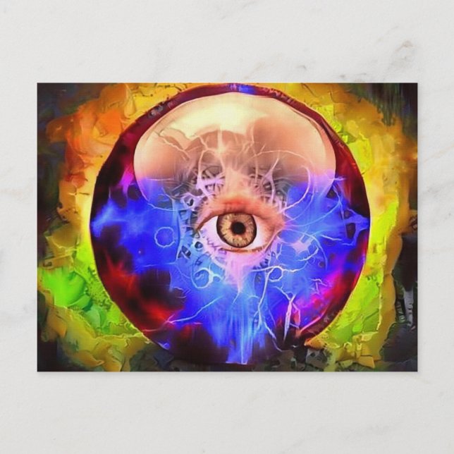 Cartão Postal Bola de Cristal (Frente)