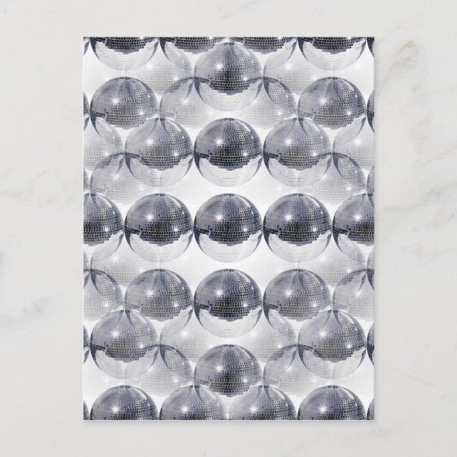 Cartão Postal bola de disco (Frente)