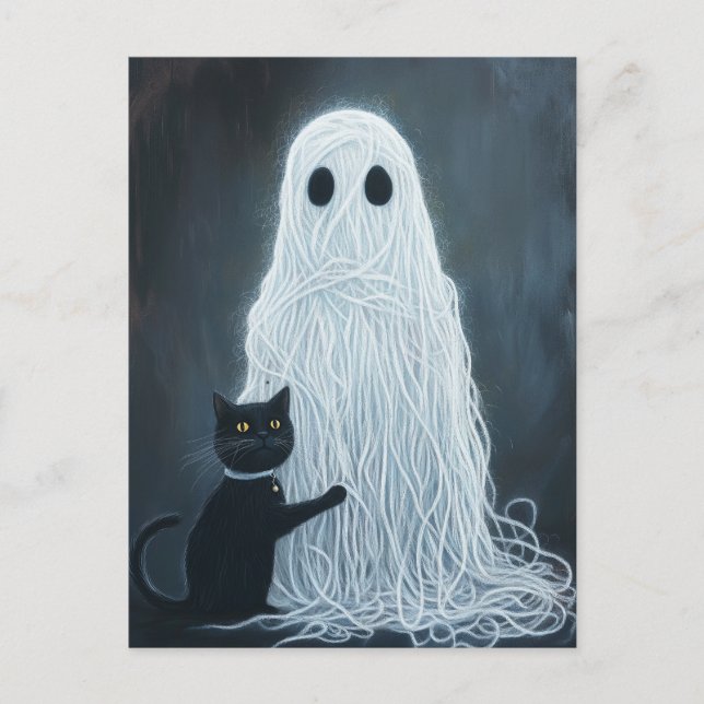 Cartão Postal Bola de Yarn Favorita (Frente)