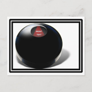 Cartão Postal Bola Magic 8