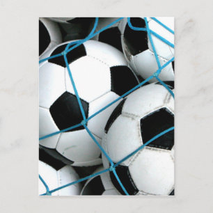 Cartão Postal Bolas de futebol