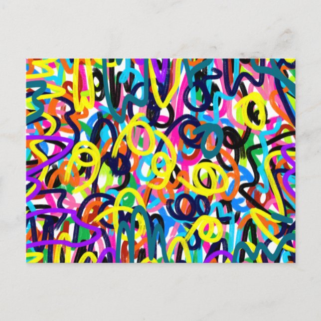 Cartão Postal Bold Pop Art (Frente)