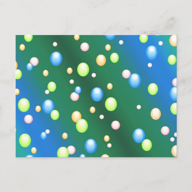 Cartão Postal Bolhas de Choque (Frente)