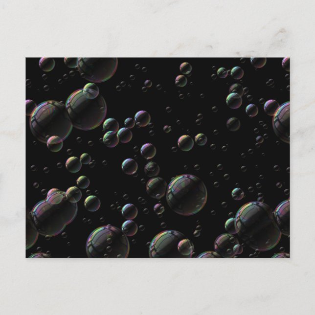 Cartão Postal Bolhas e Espuma (Frente)