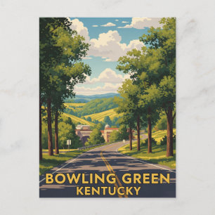 Cartão Postal Boliche da Viagem Verde do Kentucky