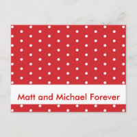 Cartão Postal Bolinhas