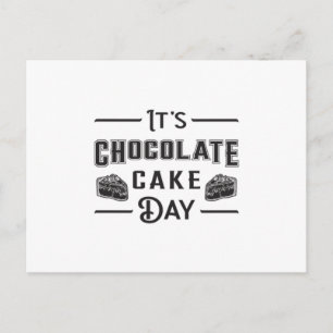 Cartão Postal Bolinho de Chocolate Dia de Cacau Docinho Amor Doc