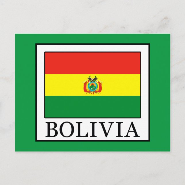 Cartão Postal Bolívia (Frente)