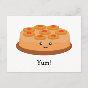 Cartão Postal Bolo de ananás de cima para baixo