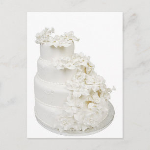 Cartão Postal Bolo de Casamento Múltipla Camada