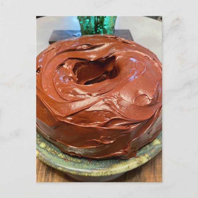 Cartão Postal Bolo de chocolate! (Frente)