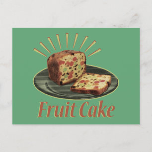 Cartão Postal Bolo de Frutas Bolo de Frutas