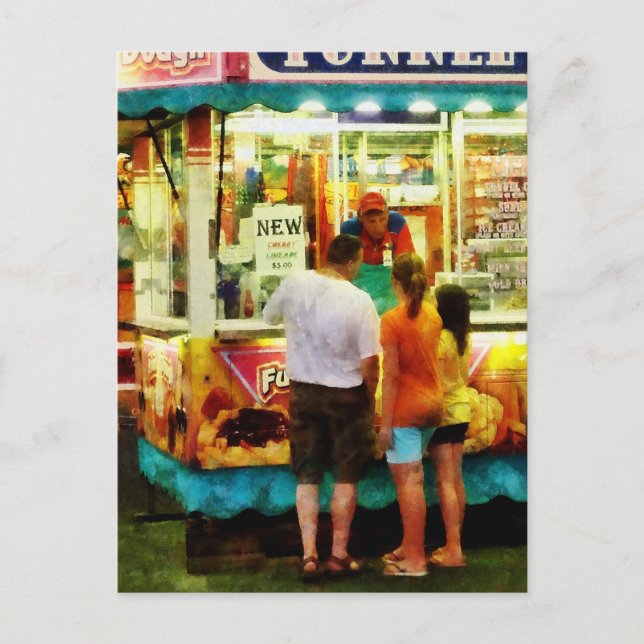 Cartão Postal Bolo de funil (Frente)