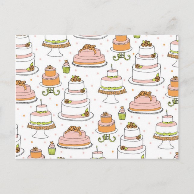 Cartão Postal Bolos (Frente)
